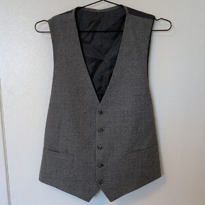 Men's Gray Suit Vest